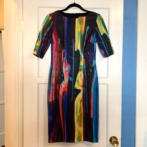 Vintage Betsey Johnson Multicolor Dress